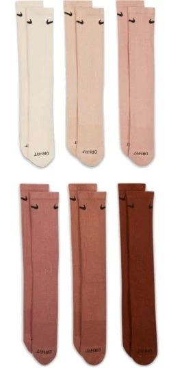 Socken Nike Everyday Plus Cushioned Crew 6P -Footballbekleidungs Geschäft nike everyday plus cushioned crew 6p 588156 sx6897 907 960