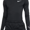Langarm-T-Shirt Nike Pro DF TIGHT TOP LS -Footballbekleidungs Geschäft nike m np df tight top ls 378874 dd1990 010