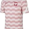 T-Shirt Nike M Poland Pre-Match -Footballbekleidungs Geschäft nike m poland pre match 426737 cv0557 100