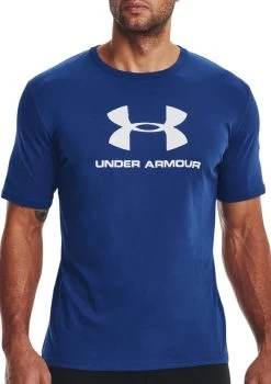 T-Shirt Under Armour UA SPORTSTYLE LOGO SS-BLU