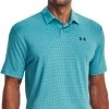 T-Shirt Under Armour UA T2G Printed Polo-BLU -Footballbekleidungs Geschäft under armour ua t2g printed polo blu 591962 1377380 433